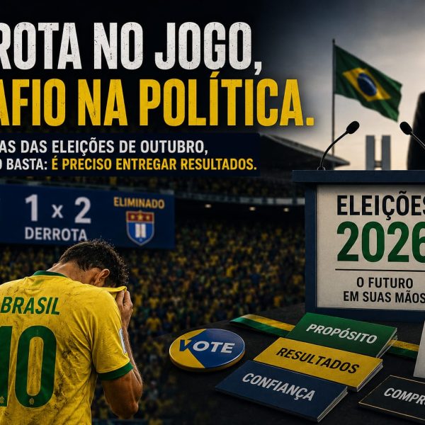 Derrota da Seleção reacende reflexão sobre imagem política às vésperas das eleições de outubro