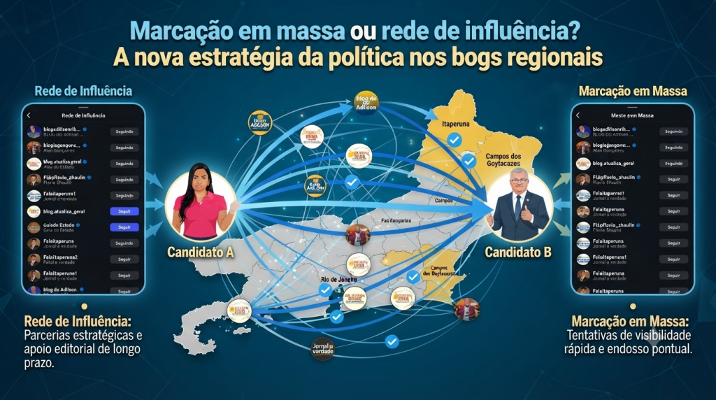 Marcação em massa ou rede de influência? A nova estratégia da política nos blogs regionais