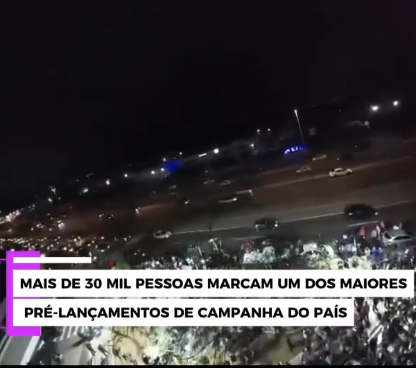Mais de 30 mil pessoas marcam o lançamento da campanha de Eduardo Paes ao Governo do Rio em Duque de Caxias