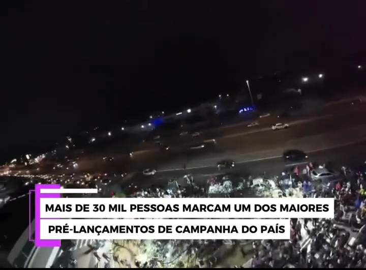 Mais de 30 mil pessoas marcam o lançamento da campanha de Eduardo Paes ao Governo do Rio em Duque de Caxias