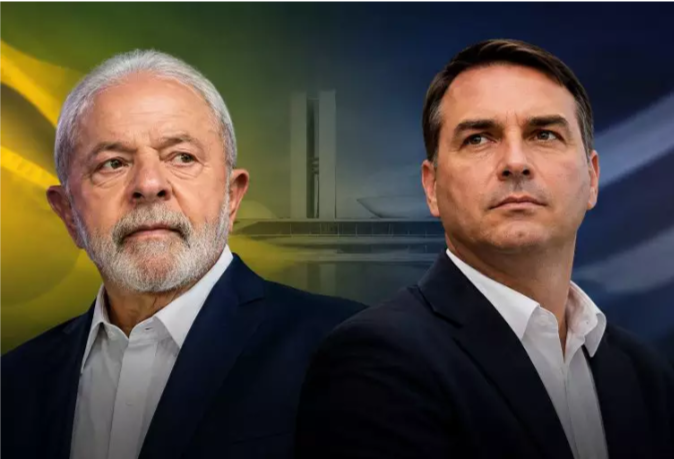 Lula lidera, mas Flávio Bolsonaro encurta distância e deixa eleição presidencial em cenário de disputa